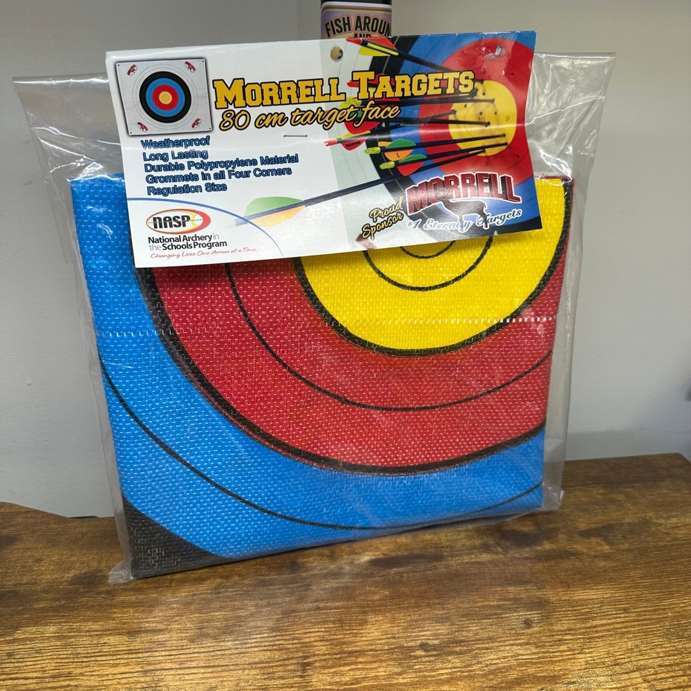 Morrell Targets 80 cm Archery Target Face Weatherproof Polypropylene NASP NEW
